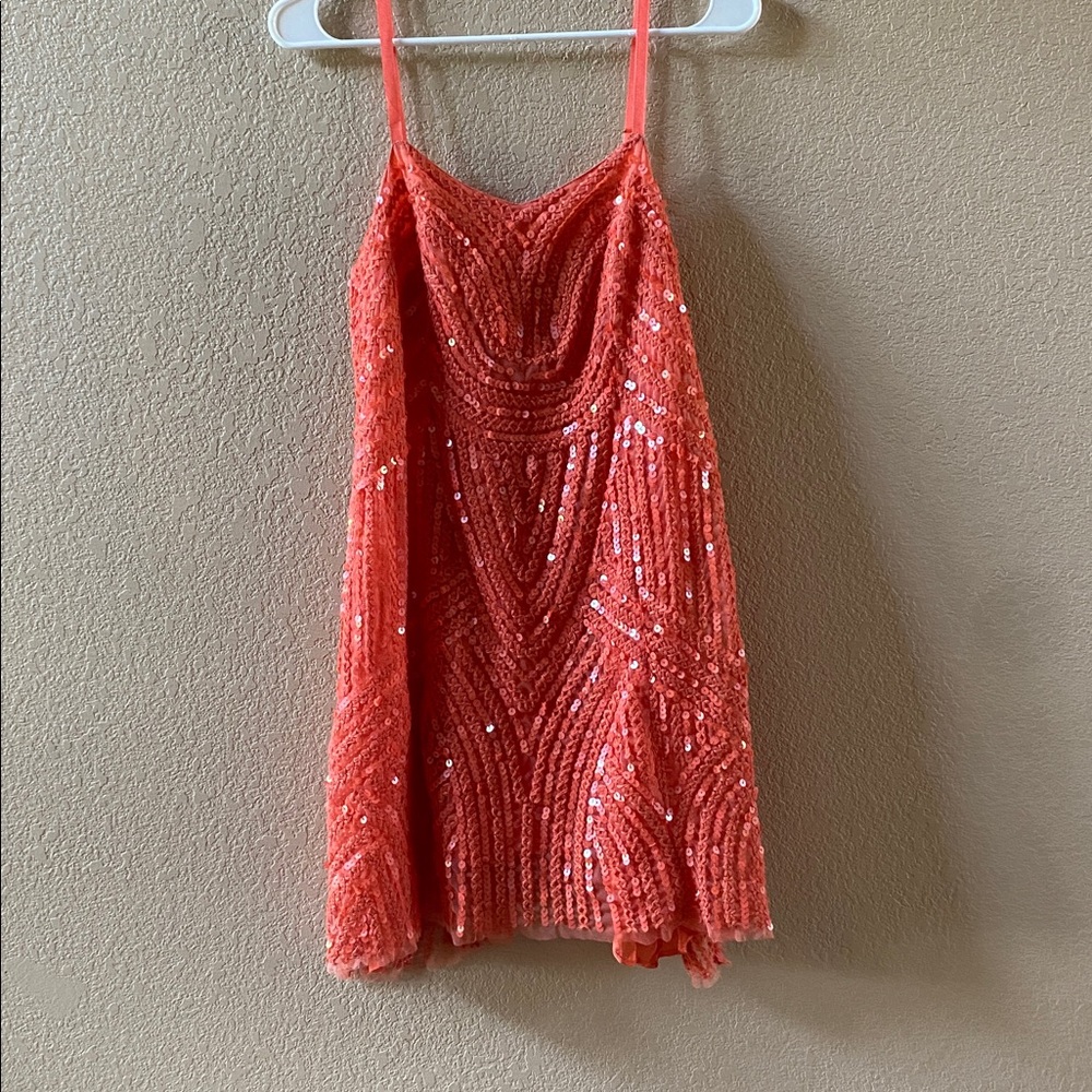 Free People Sequin Slip Dress